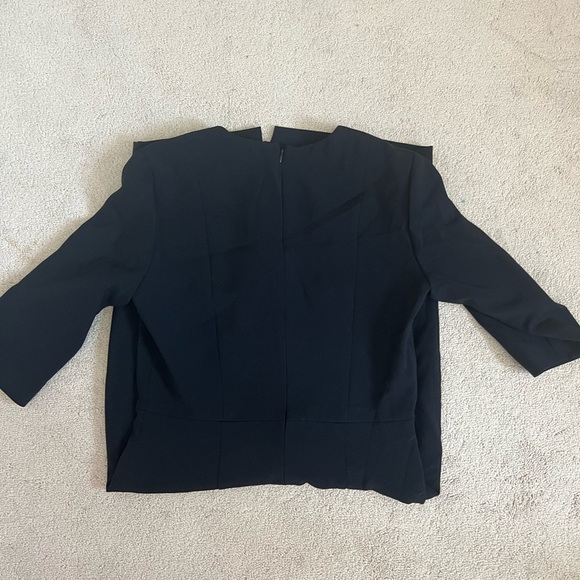 Black FEMME Sheath Dress Crew Neck - Picture 3 of 3